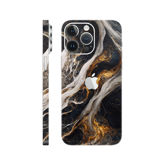 Folie de protectie pentru iPhone 14 Pro, eSkins Signature, Skin Luxe Nebula