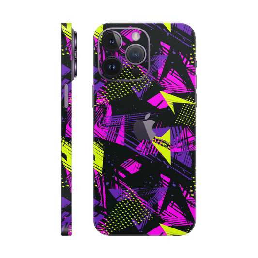 Folie de protectie pentru iPhone 14 Pro Max, eSkins Signature, Skin Urban Graffiti