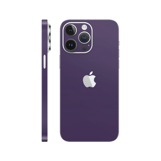 Skin iPhone 14 Pro, Matte Metallic Purple