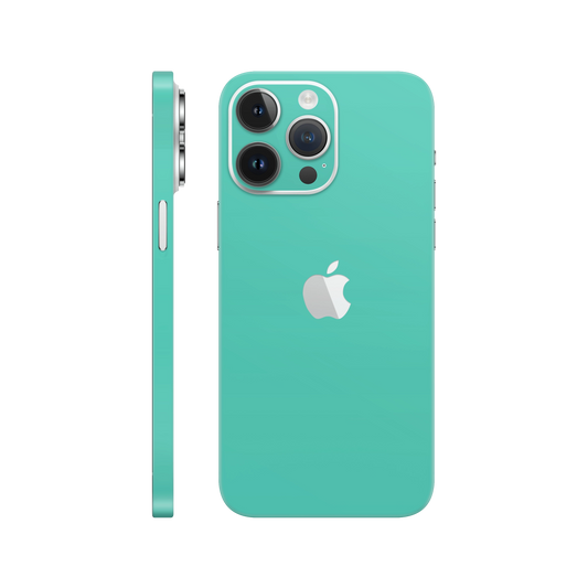 Skin iPhone 14 Pro, Matte Mint Green