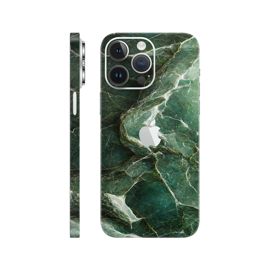 Folie de protectie pentru iPhone 14 Pro, eSkins Signature, Skin Mystic Emerald