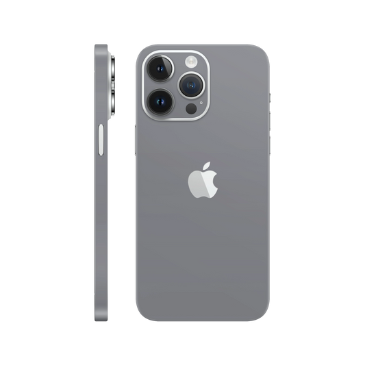 Folie de protectie pentru iPhone 14 Pro, eSkins Unique, Skin Mat Gri