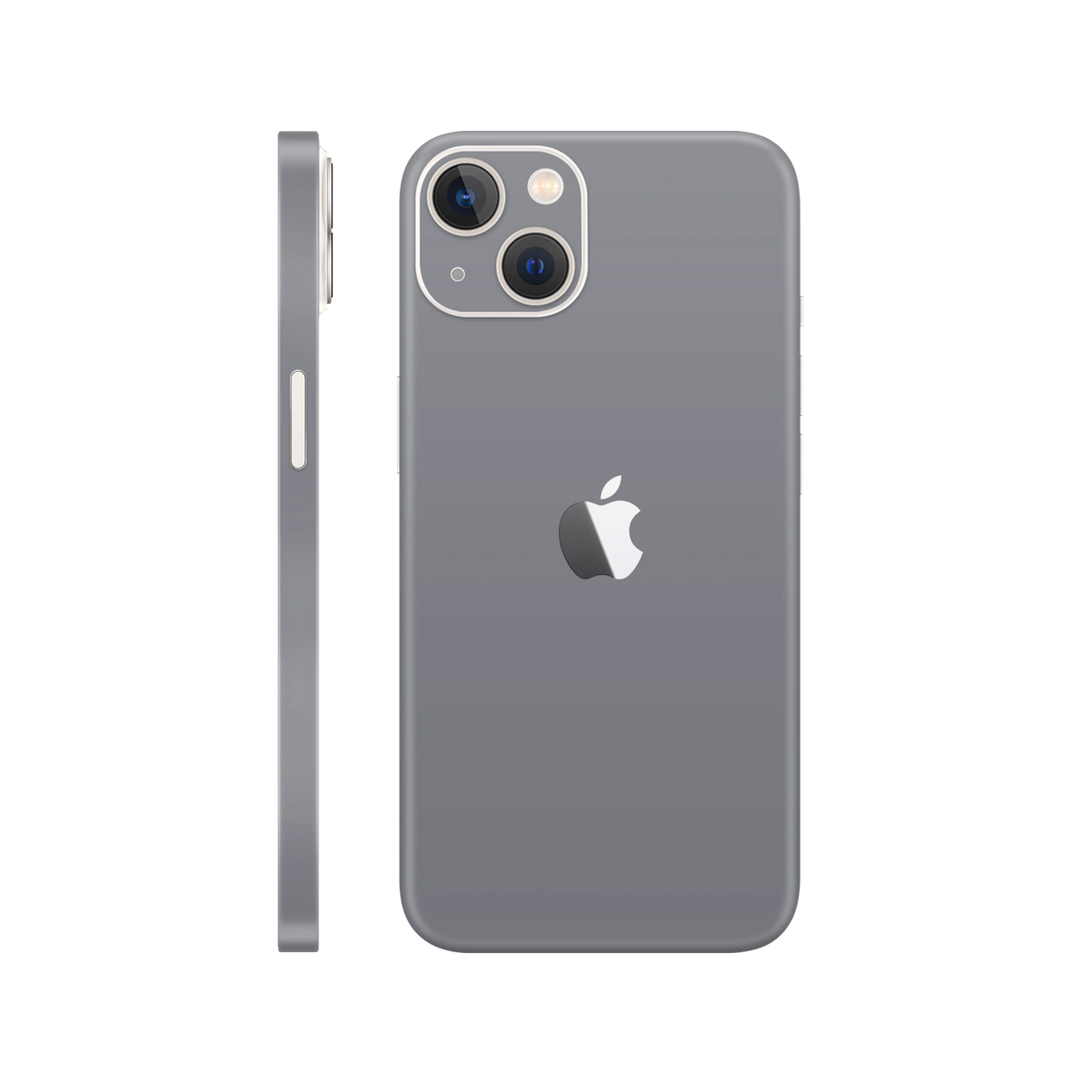 Folie de protectie pentru iPhone 14, eSkins Unique, Skin Mat Gri