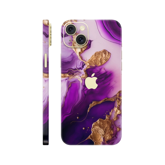 Folie de protectie pentru iPhone 15, eSkins Signature, Skin Amethyst Dream
