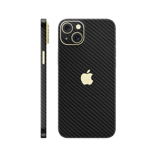 Skin iPhone 15, Carbon 3D Black