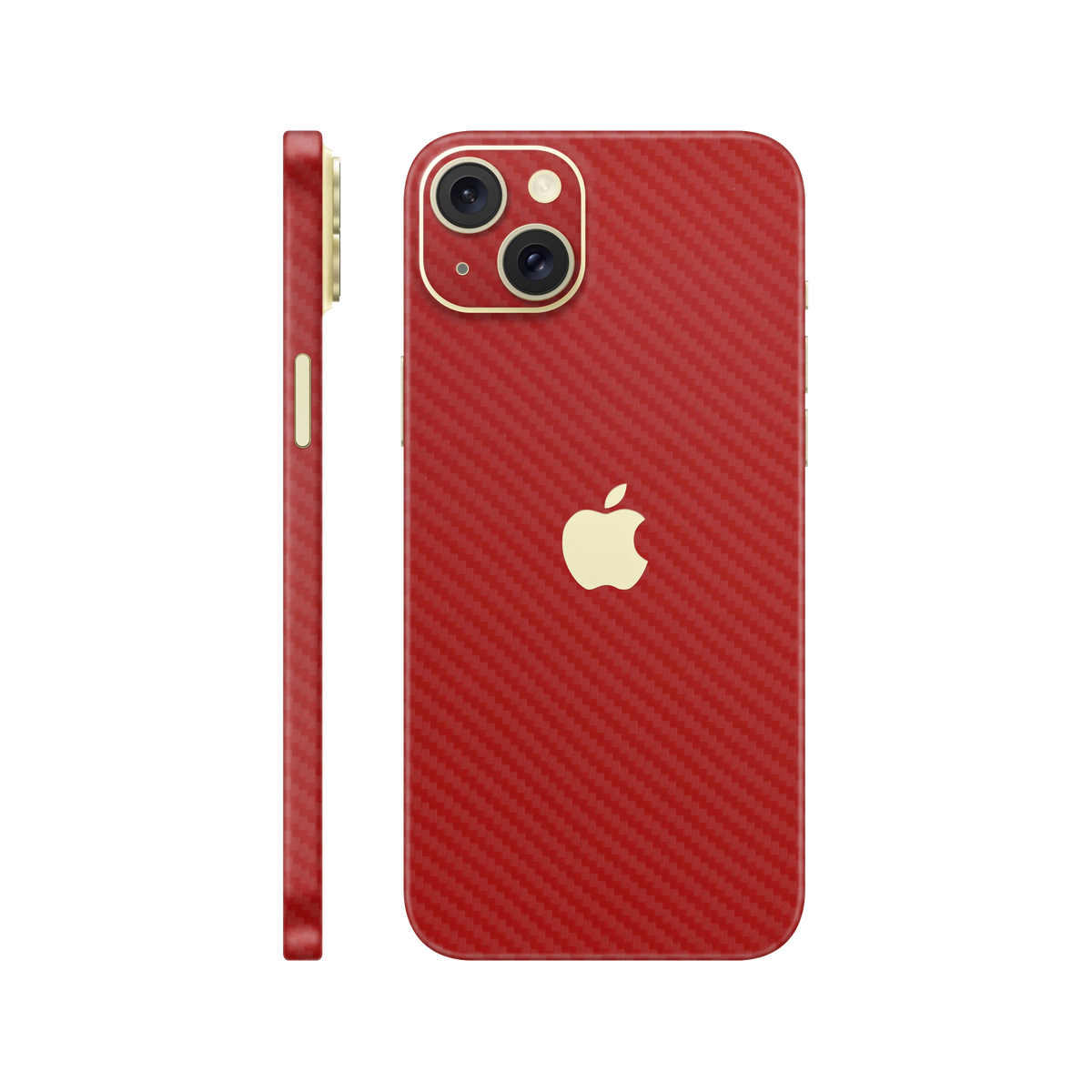 Skin iPhone 15, Carbon 3D Red