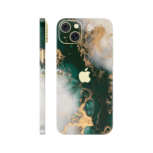 Folie de protectie pentru iPhone 15, eSkins Signature, Skin Forest Mist
