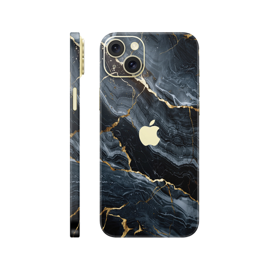 Folie de protectie pentru iPhone 15, eSkins Signature, Skin Gilded Abyss