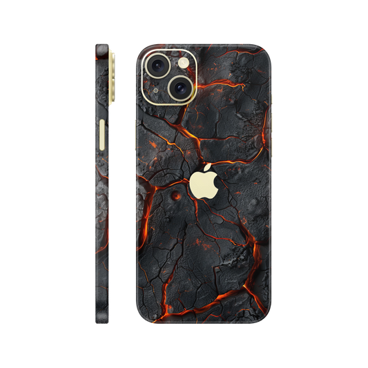 Folie de protectie pentru iPhone 15, eSkins Signature, Skin Inferno Crust