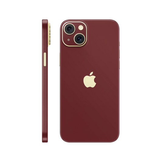 Skin iPhone 15, Matte Copper Metallic