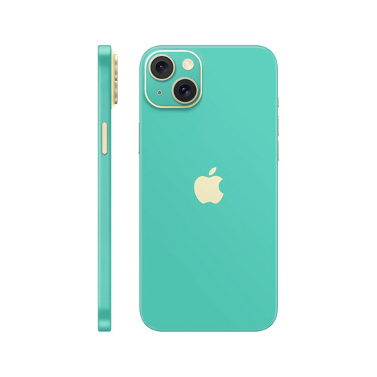 Skin iPhone 15, Matte Mint Green