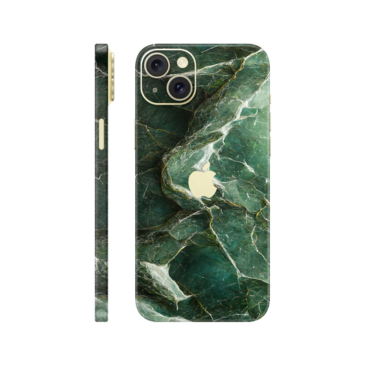 Folie de protectie pentru iPhone 15, eSkins Signature, Skin Mystic Emerald