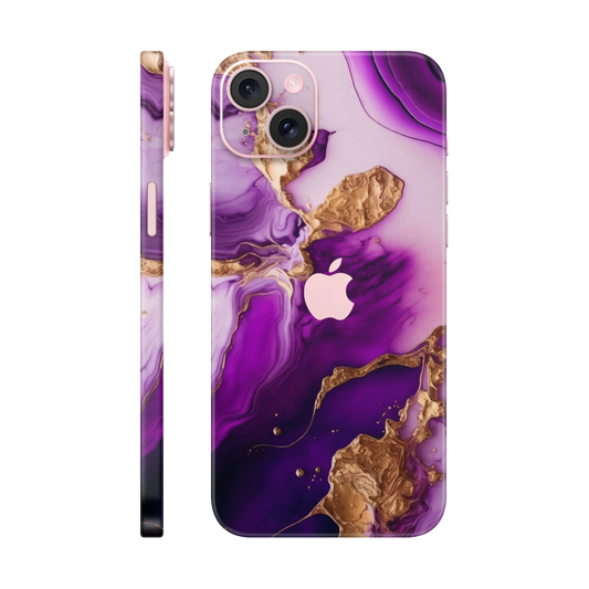 Folie de protectie pentru iPhone 15 Plus, eSkins Signature, Skin Amethyst Dream