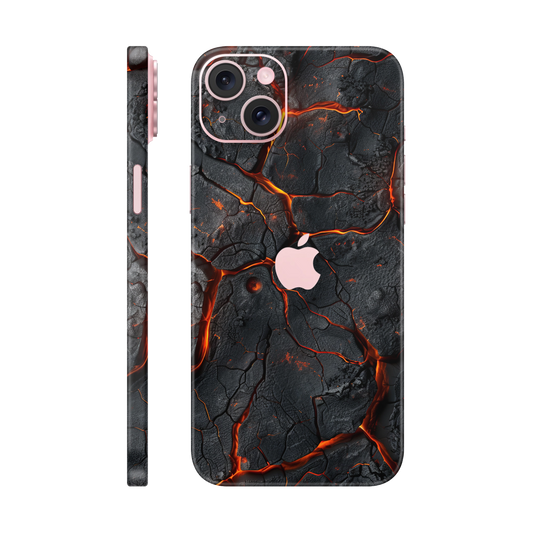 Folie de protectie pentru iPhone 15 Plus, eSkins Signature, Skin Inferno Crust