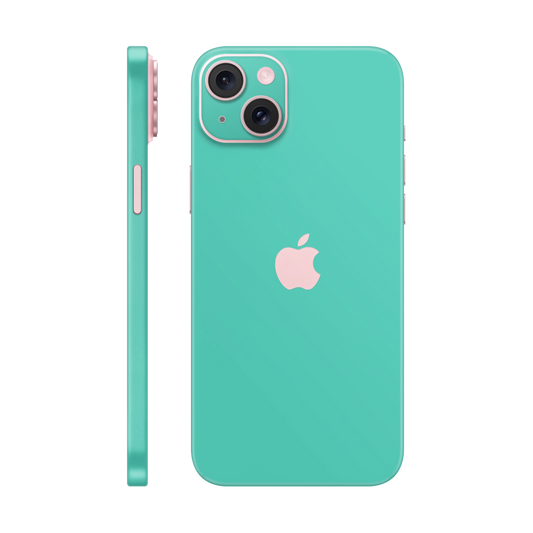 Skin iPhone 15 Plus, Matte Mint Green 