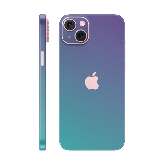 Skin iPhone 15 Plus, Chameleon Turquoise - Lavender