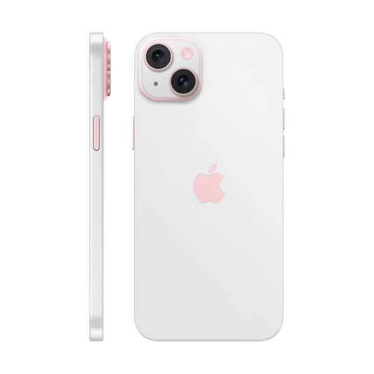 Skin iPhone 15 Plus, Matte White 