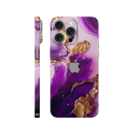 Folie de protectie pentru iPhone 15 Pro, eSkins Signature, Skin Amethyst Dream
