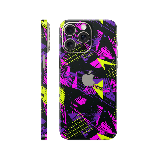 Folie de protectie pentru iPhone 15 Pro, eSkins Signature, Skin Urban Graffiti