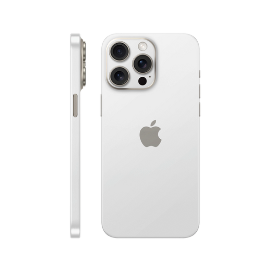 Folie de protectie pentru iPhone 15 Pro, eSkins Unique, Skin Mat Alb
