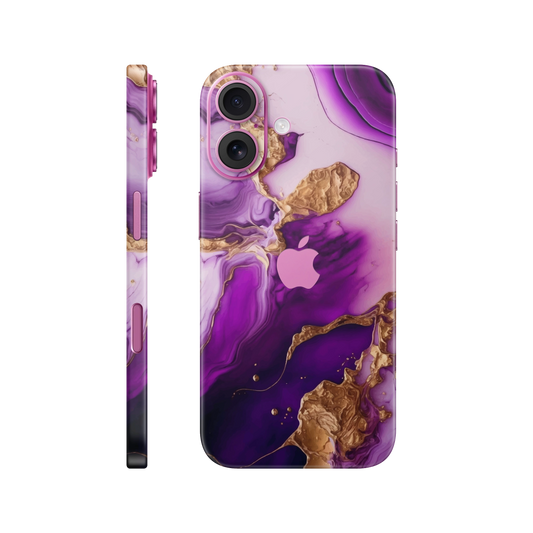 Folie de protectie pentru iPhone 16, eSkins Signature, Skin Amethyst Dream