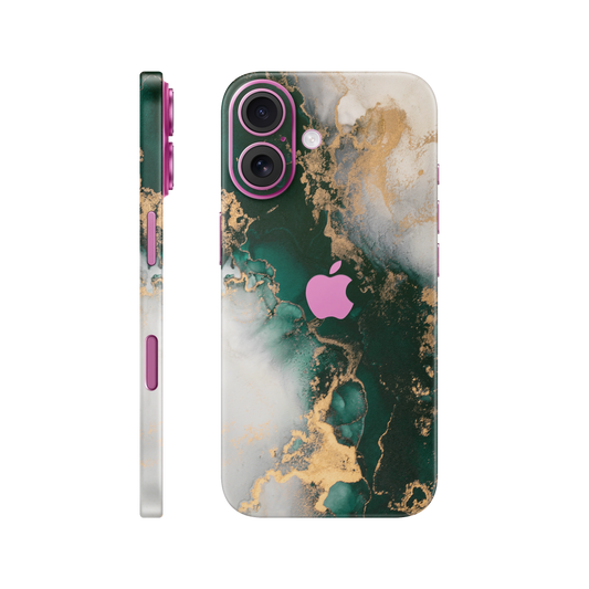 Folie de protectie pentru iPhone 16, eSkins Signature, Skin Forest Mist