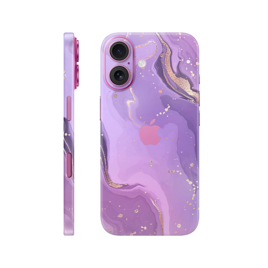 Folie de protectie pentru iPhone 16, eSkins Signature, Skin Lavender Swirl