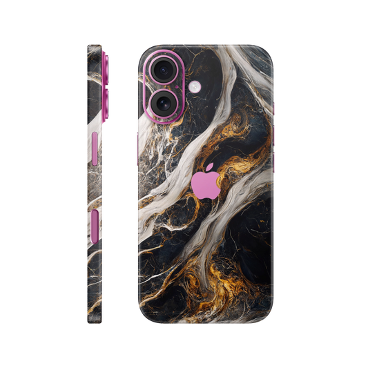 Folie de protectie pentru iPhone 16, eSkins Signature, Skin Luxe Nebula