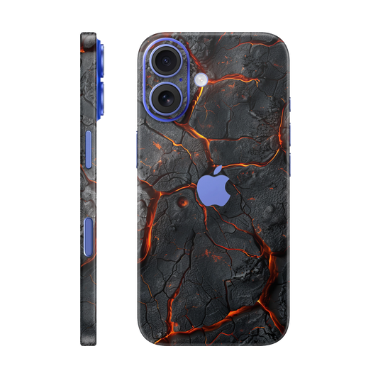Folie de protectie pentru iPhone 16 Plus, eSkins Signature, Skin Inferno Crust