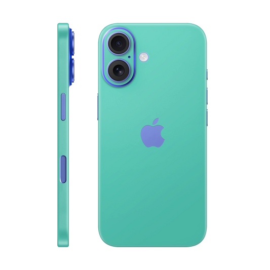 Folie de protectie pentru iPhone 16 Plus, eSkins Unique, Skin Mat Verde Menta
