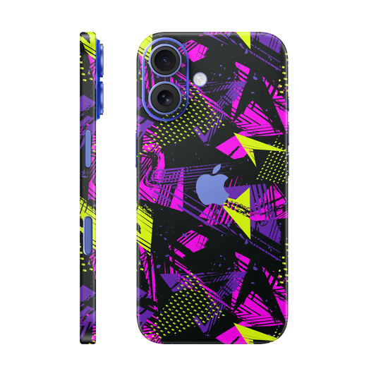 Folie de protectie pentru iPhone 16 Plus, eSkins Signature, Skin Urban Graffiti