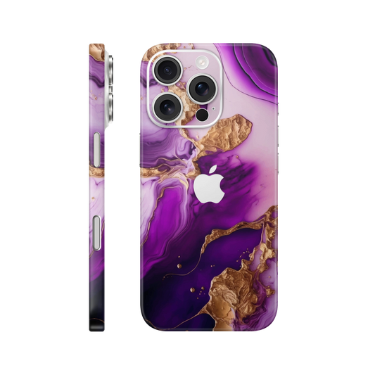 Folie de protectie pentru iPhone 16 Pro, eSkins Signature, Skin Amethyst Dream