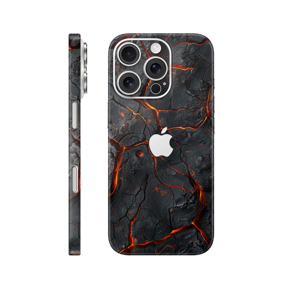 Folie de protectie pentru iPhone 16 Pro, eSkins Signature, Skin Inferno Crust
