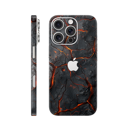 Folie de protectie pentru iPhone 16 Pro, eSkins Signature, Skin Inferno Crust