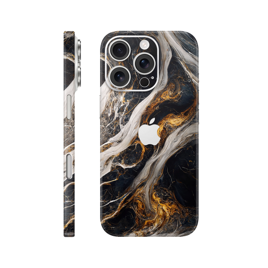 Folie de protectie pentru iPhone 16 Pro, eSkins Signature, Skin Luxe Nebula