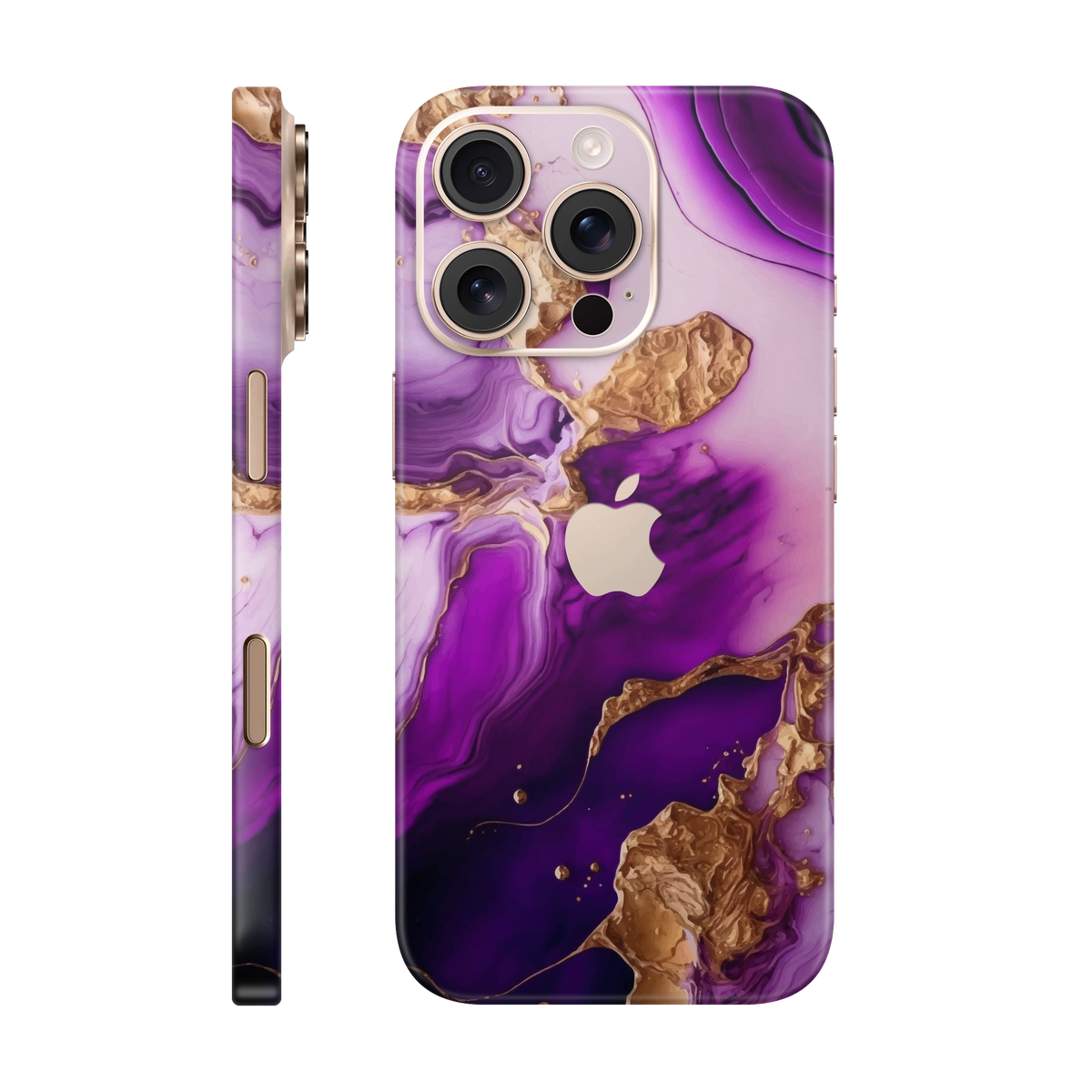 Folie de protectie pentru iPhone 16 Pro Max, eSkins Signature, Skin Amethyst Dream