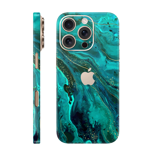 Folie de protectie pentru iPhone 16 Pro Max, eSkins Signature, Skin Celestial Lagoon