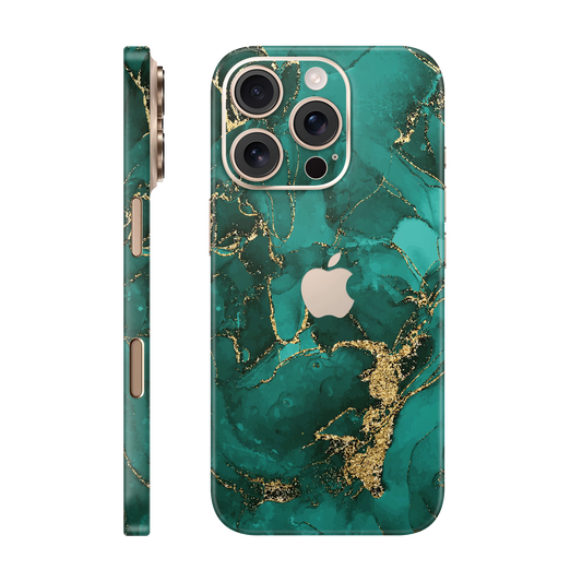 Folie de protectie pentru iPhone 16 Pro Max, eSkins Signature, Skin Ethereal Green