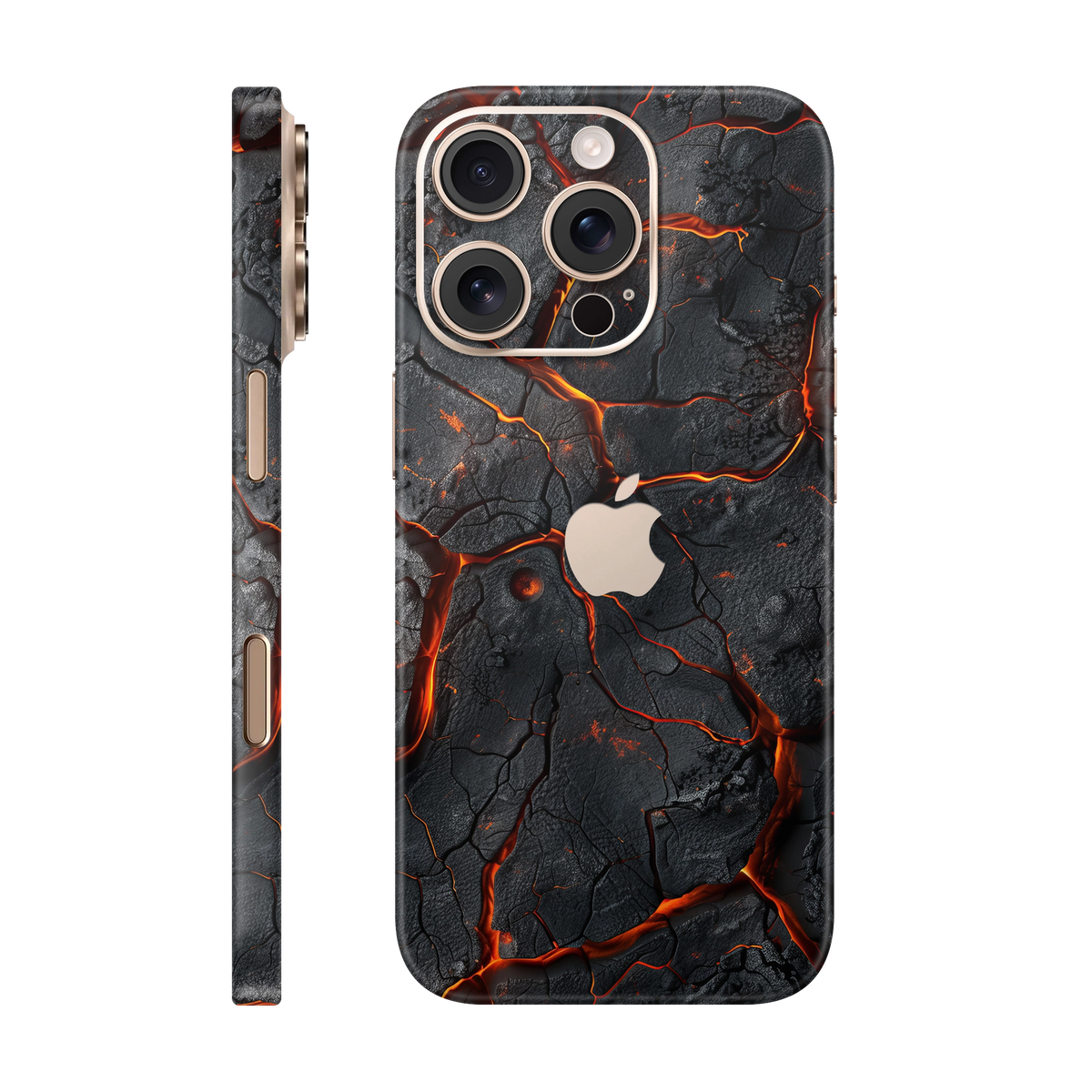 Folie de protectie pentru iPhone 16 Pro Max, eSkins Signature, Skin Inferno Crust