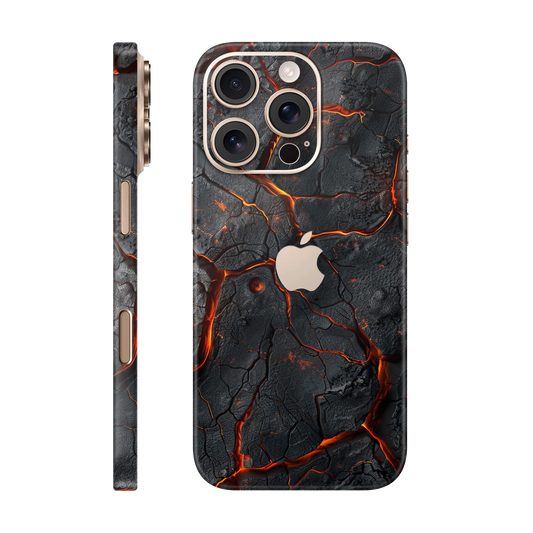 Folie de protectie pentru iPhone 16 Pro Max, eSkins Signature, Skin Inferno Crust