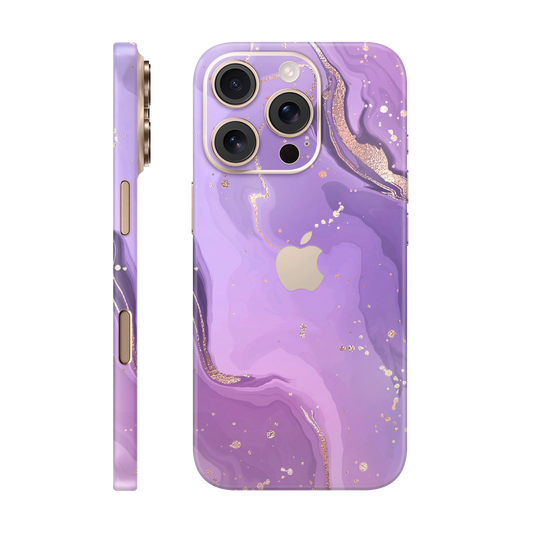 Folie de protectie pentru iPhone 16 Pro Max, eSkins Signature, Skin Lavender Swirl