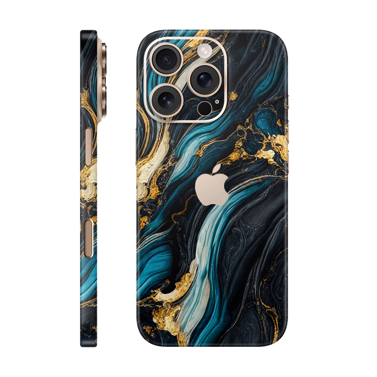 Folie de protectie pentru iPhone 16 Pro Max, eSkins Signature, Skin Mystic Ocean