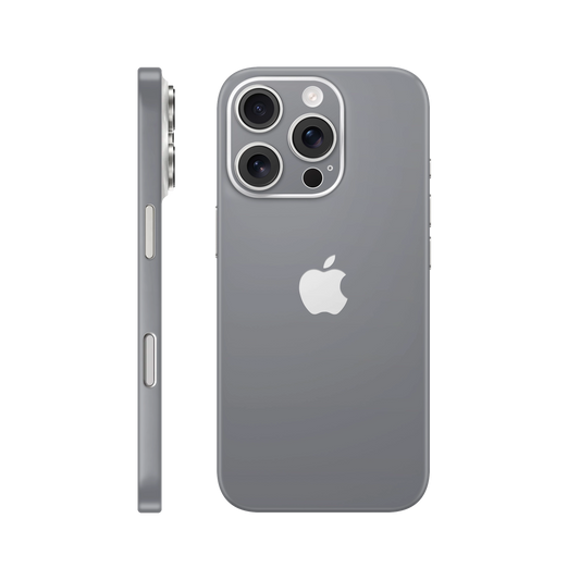 Folie de protectie pentru iPhone 16 Pro, eSkins Unique, Skin Mat Gri