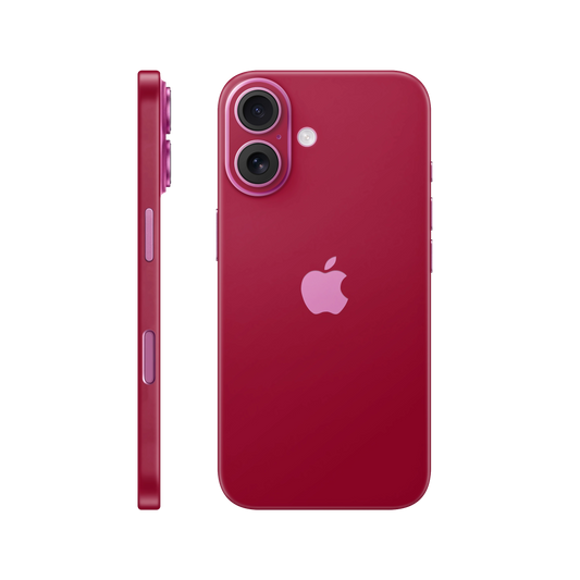 Folie de protectie pentru iPhone 16, eSkins Unique, Skin Mat Rosu