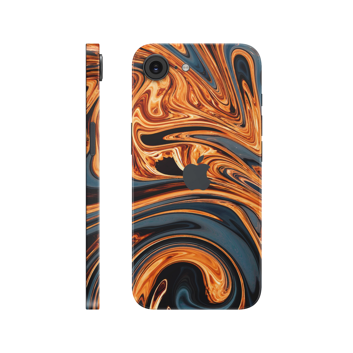 Folie de protectie pentru iPhone 16e, eSkins Signature, Skin Amber Blaze