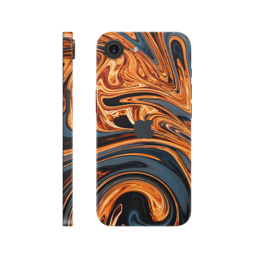 Folie de protectie pentru iPhone 16e, eSkins Signature, Skin Amber Blaze