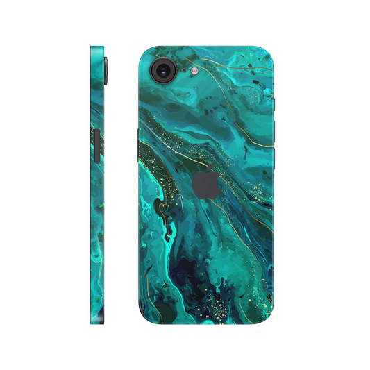 Folie de protectie pentru iPhone 16e, eSkins Signature, Skin Celestial Lagoon