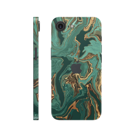 Folie de protectie pentru iPhone 16e, eSkins Signature, Skin Emerald Flow