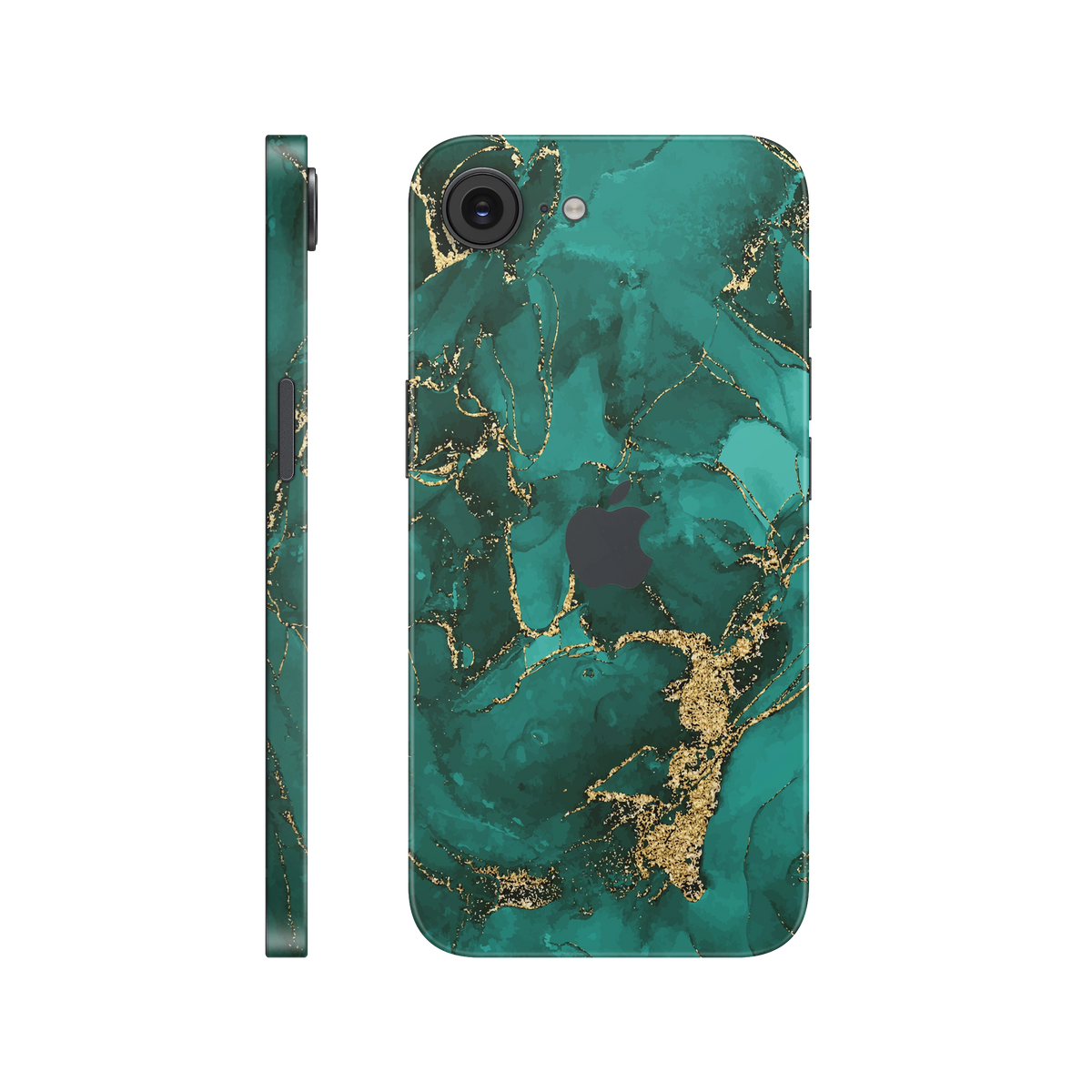 Folie de protectie pentru iPhone 16e, eSkins Signature, Skin Ethereal Green