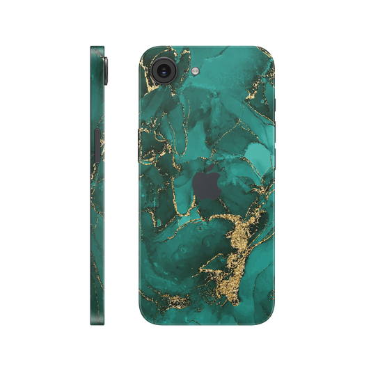 Folie de protectie pentru iPhone 16e, eSkins Signature, Skin Ethereal Green